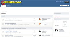 Desktop Screenshot of forums.superantispyware.com
